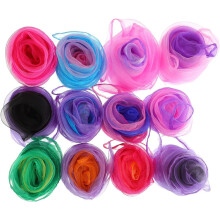 Lot de 6 foulards de danse, accessoires de danse, accessoires de jonglerie, accessoires de performance sur scène