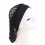 Bonnet de Cheveux Élastique à Large Bord - Protection et Style Black 4