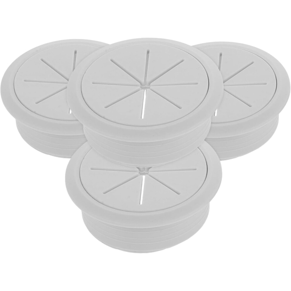 Desk Cord Hole Cover Cable Cover Office Computer Wire Hole Cover 4Pcs Desktop Wire Hole Cover Desktop 5426217745476