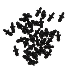 Bouchons d'irrigation goutte à goutte en plastique noir, 150 pièces