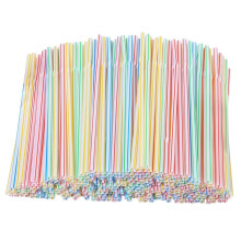 Harliver flexible plastic straws BPA-free 200 pcs