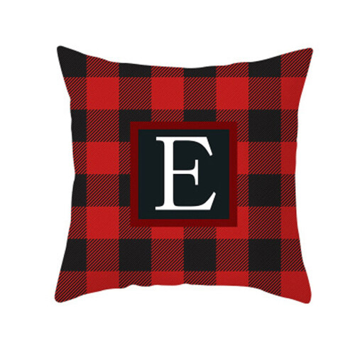 Housse de coussin décorative de Noël pour poupée en polyester, 45 x 45 cm