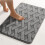 Tapis de bain doux, chaud, antidérapant, absorbant et lavable en machine 1