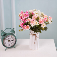 Branche de cerisier artificielle en fleurs, 18 tĂŞtes, 6 fourches