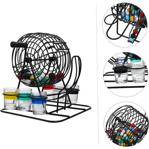 1 Set Bingo Machine Game Plaything Bingo Cage Fun Tabletop Game Bingo Machine Kit 1