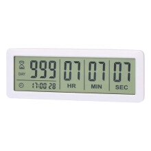 Compte à rebours numérique blanc 999 jours