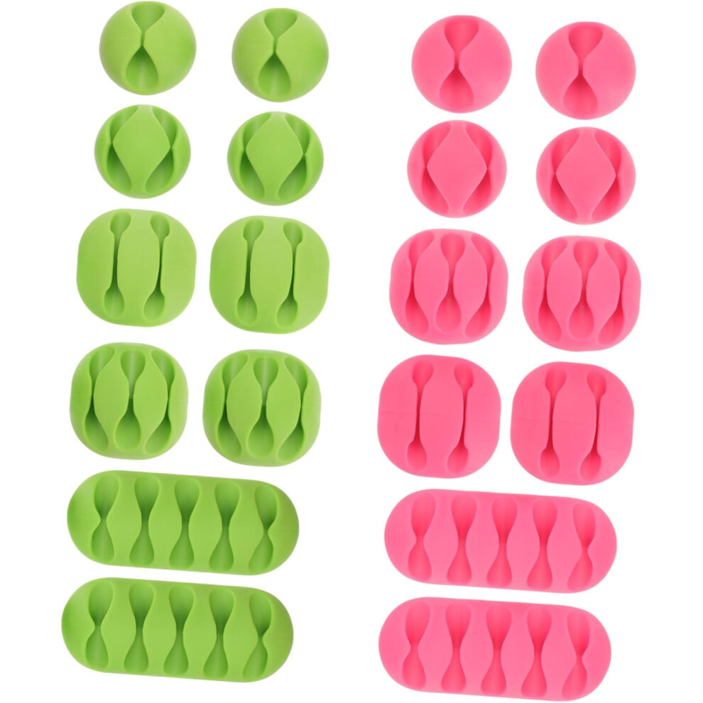 20Pcs Cable Clips Self Adhesive Wire Organizers For Desk Cable Management Holders 5426217744011