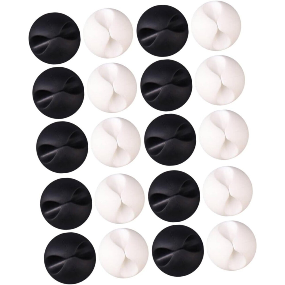 Desktop Cord Holders Wire Clips Cable Clips 20Pcs Charging Cord Organizer Cable Fastener 5426217744189