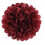 Wedding Paper Pompoms Wine Red 10 inch 1