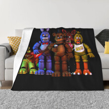 Pătură moale din flanel FNAF, 50x60 inci
