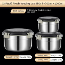 316 Stainless Steel Fresh-Keeping Lunch Box Food Grade