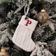 Chaussettes de Noël vintage tricotées, 33 cm, lot de 26