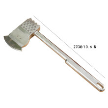 Martillo ablandador de carne 2 en 1 de acero inoxidable