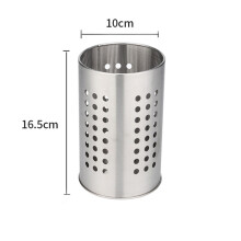 Soporte para utensilios de cocina de acero inoxidable (1 unidad)