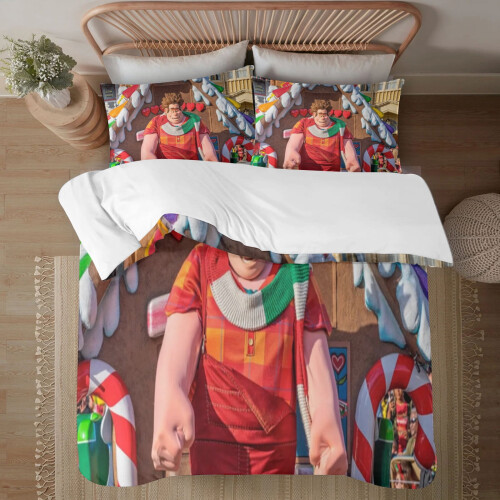 Ensemble de couette Ralph la Casse pour lit simple, 3 pièces