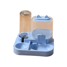 Pet Feeders Automatic Water and Food Dispenser Dish Indoor-Blue