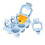 Durable Cold Dessert Forms In Various Fun designs And dyes-Blue 1
