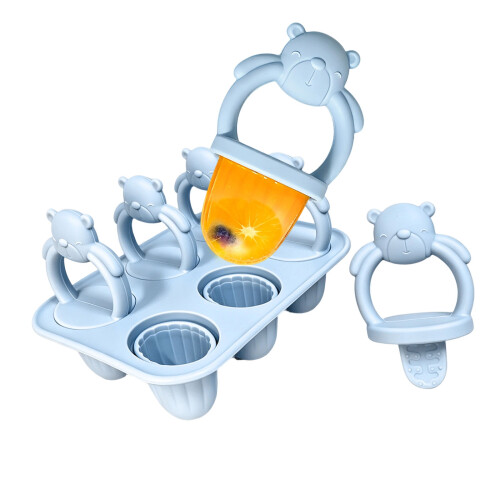 Durable Cold Dessert Forms In Various Fun designs And dyes-Blue