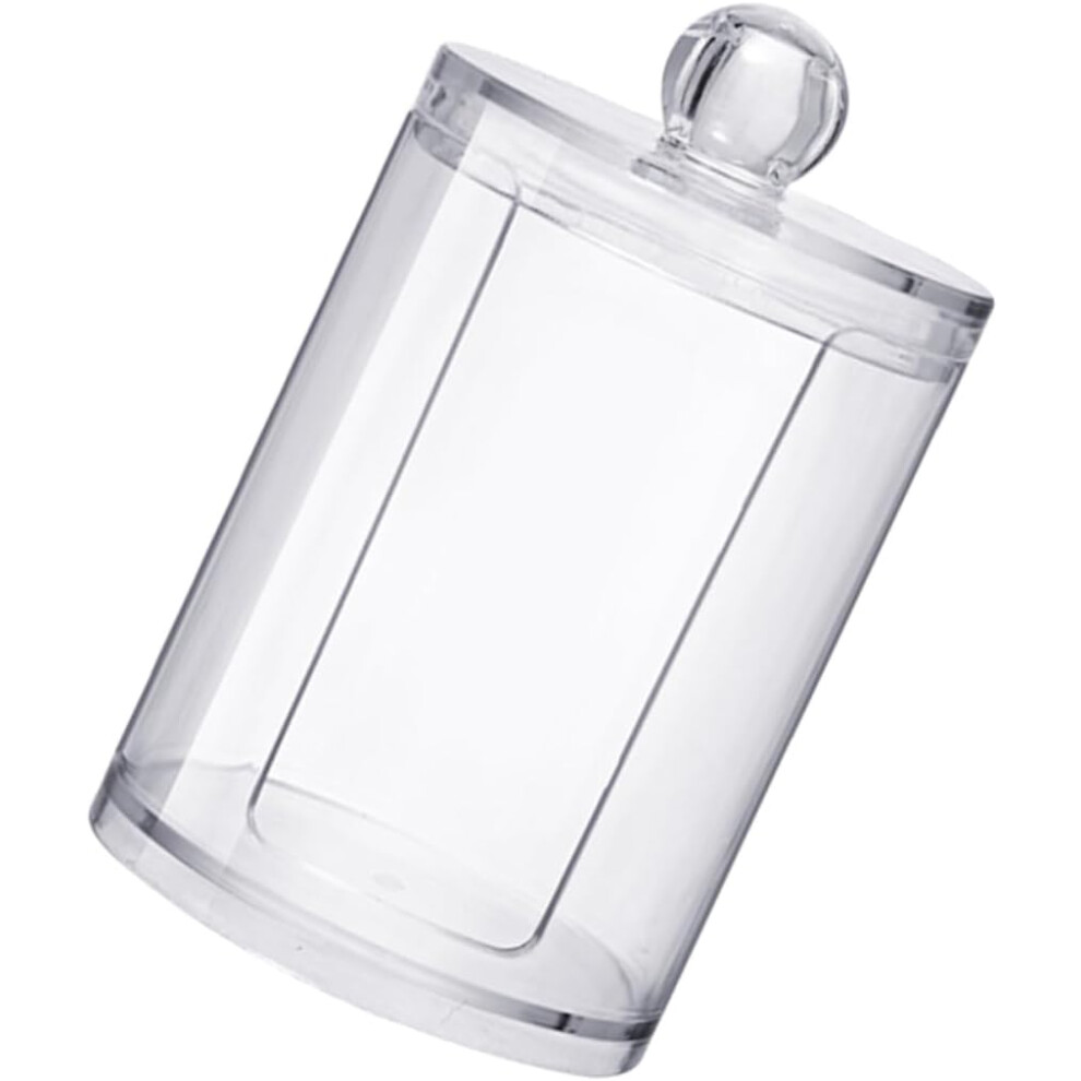 Hbhkjs Cotton Swab Ball Pad Holder Clear Cotton Pad Holder Cosmetic Cotton Storage Box