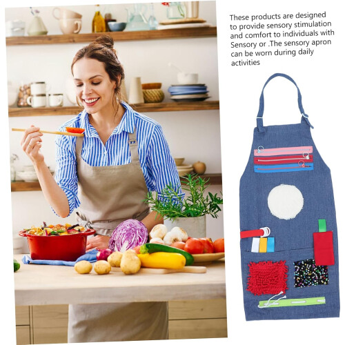 Sensory Apron Fidget Blanket for Seniors Activity Blanket Sensory Tools 2