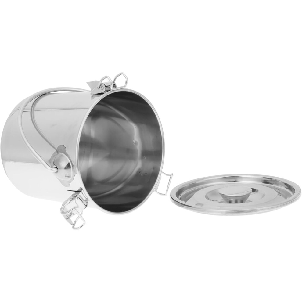 Sturdy Stainless Steel Sealed Bucket Fire Extinguisher Holder Airtight Storage Comfortable To Hold 5426217715066