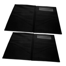 Modern Design 2pcs Check Holder for Restaurant Multipurpose Menu Card Waitress Waiter Accessory Checkbook