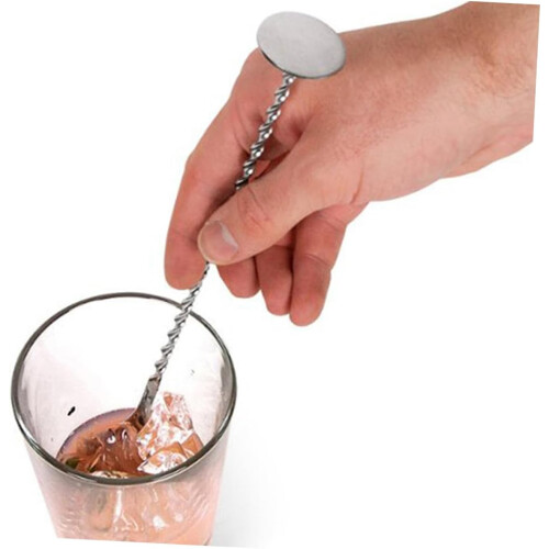 Cocktail Sticks Σετ 4 ανοξείδωτου αναδευτήρα Paddle Drink Stirrers Stir Sticks 1