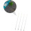 Stainless Cocktail Sticks Αναδευτήρας από ανοξείδωτο ατσάλι Swizzle Stick 6τμχ Σετ 2