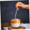 Latte Spoons Long Handle Silicone Mixing Stick Set 7