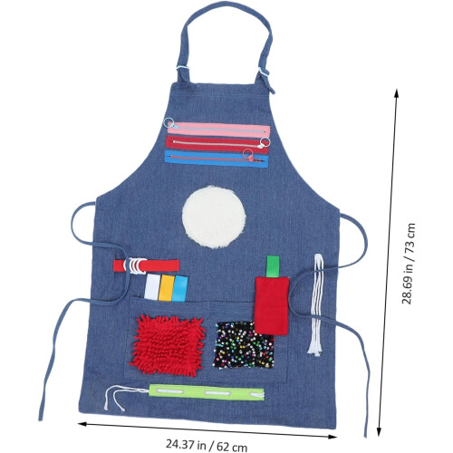 Sensory Apron Fidget Blanket for Seniors Activity Blanket Sensory Tools 1
