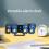 Digital Alarm Clock with Photo Sensor White Frame 4