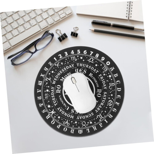 Pendulum Mat Rubber Divination Pattern Tarot Board for Divination Altar Supplies 1pc 1