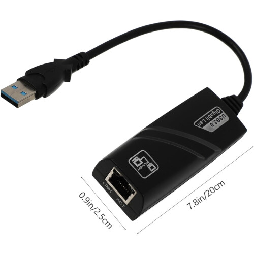 Ethernet to Usb Adapter for 3 Ethernet Network Adapter Your Streaming Speed Easy Install 1