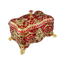 Mallette de rangement élégante pour-Trompette dorée et rouge