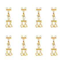 Set van 8 metalen kralenschakels Sieraden-Goud 2 aandelen