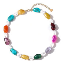 Bright Color Beaded Necklace Portable Designs Suitable For-2