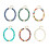 Collier ras de cou élégant en perles de plastique-SARCELLE1 2