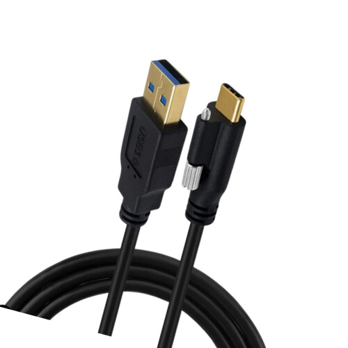 Industrial Grade USB C Data Cable Anti Pull Off Reliable For-1m