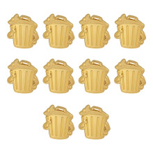 Elegant Alloy Brooch Pin With Geometric Design For-Gold 10