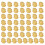 Classical Yet Modern Alloy Lapel Pins Accessory-Gold 50 pieces 1