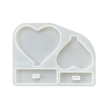 Sturdy Silicone Mould To Make Romance Shell Embedded Photo-love