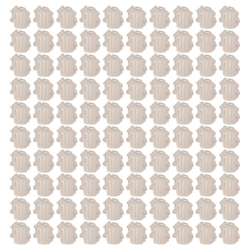 Classical Yet Modern Alloy Lapel Pins-Silver 100 pieces