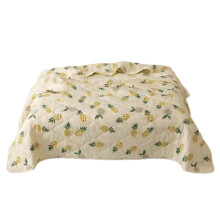 Kdkad Home Quilt Queen Size Solid Microfiber Coverlet