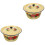 Vintage enamel washing basin with lid 2 pcs 1
