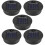 Set van 5 solar lampkappen met een buitendiameter van 7 cm. 1