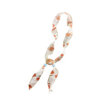 Charmant collier de perles de fleurs bohème avec écharpe pour-UN