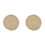 Lot de 4 sets de table ronds tressés en coton et lin 1