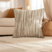 Housse de coussin de canapé Quinlirra en chenille 45 x 45 cm
