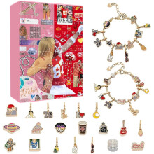 Calendrier de l'Avent musical de Taylor's Christmas, kit de bijoux, 24 jours