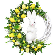 Zeceouar akryylinen pupun seppele, 25 cm pääsiäisriipus